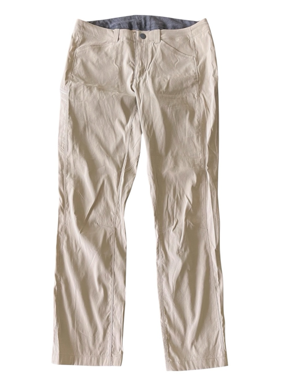 Icebreaker Tan Mid/Low Rise Slim Fit Nylon/Wool Blend Outdoor Pant (28x28)